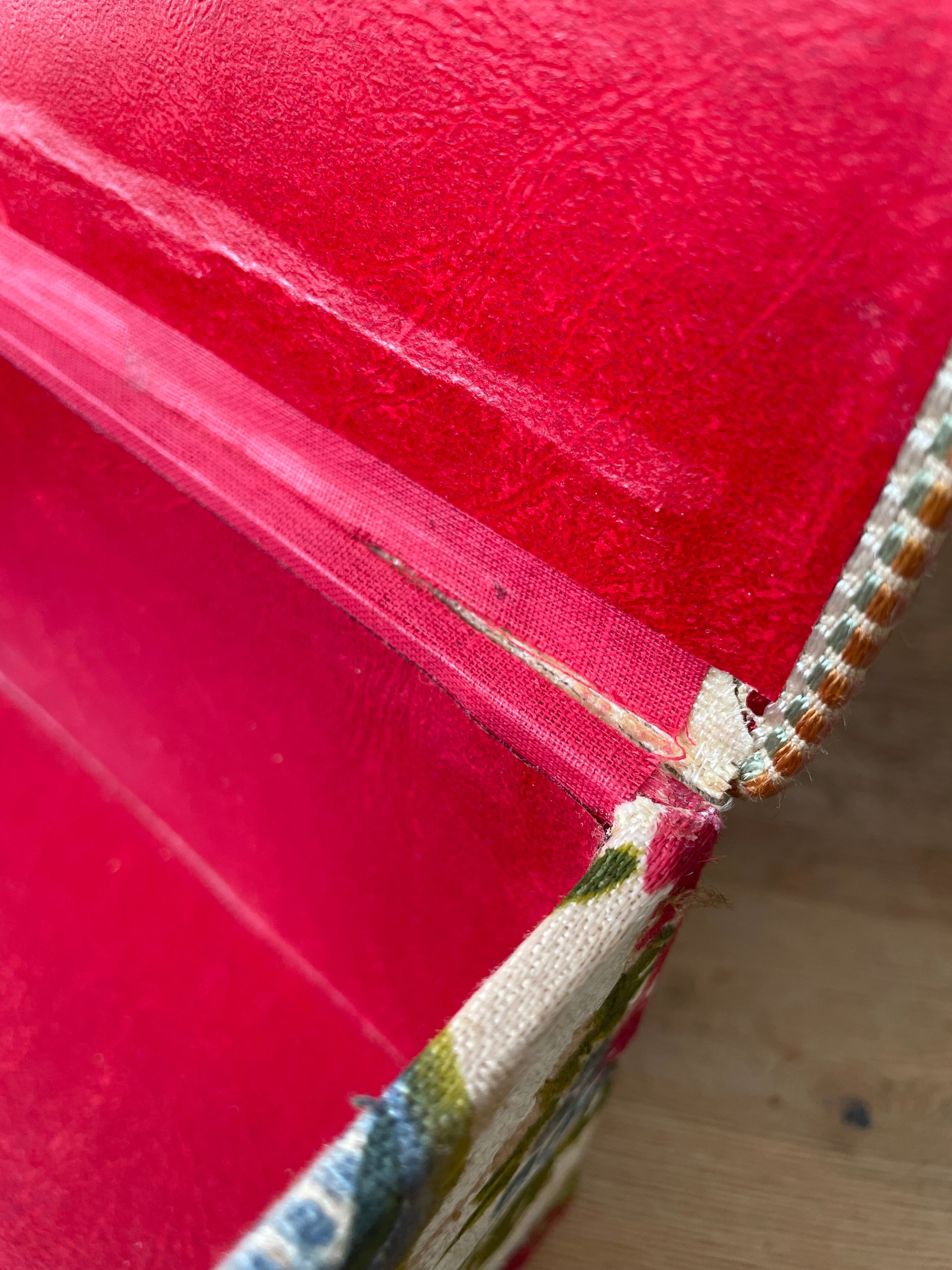 Old vintage sewing box