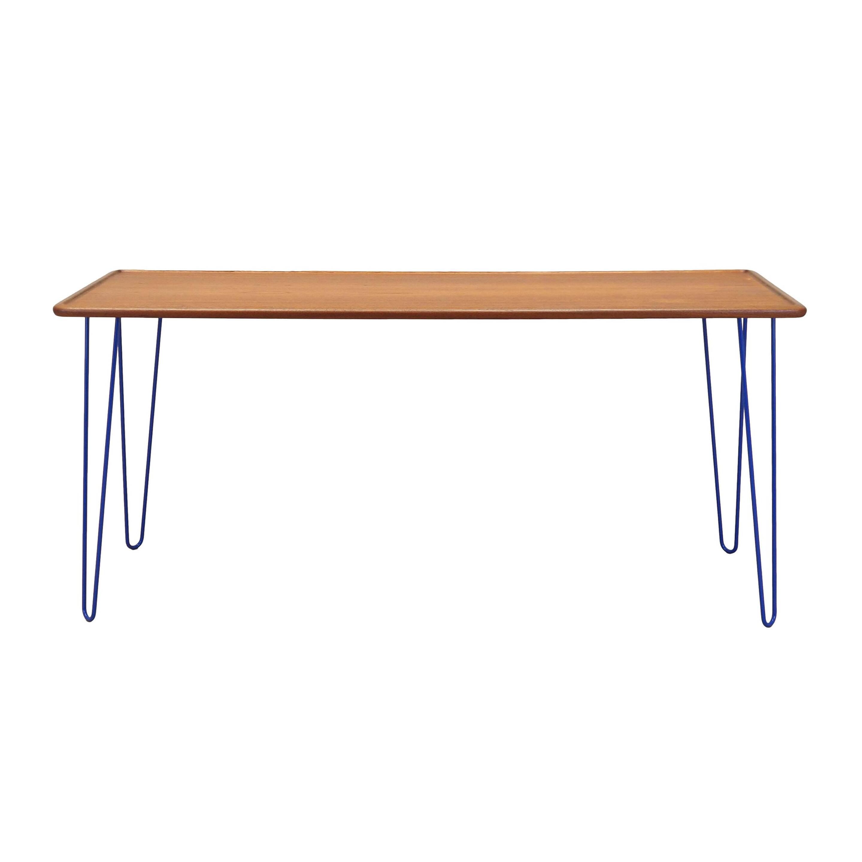 Danish teak desk, 1970s