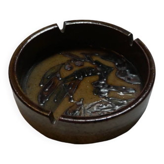Ceramic ashtray empty pocket handmade pottery Scandinavian countryside decoration