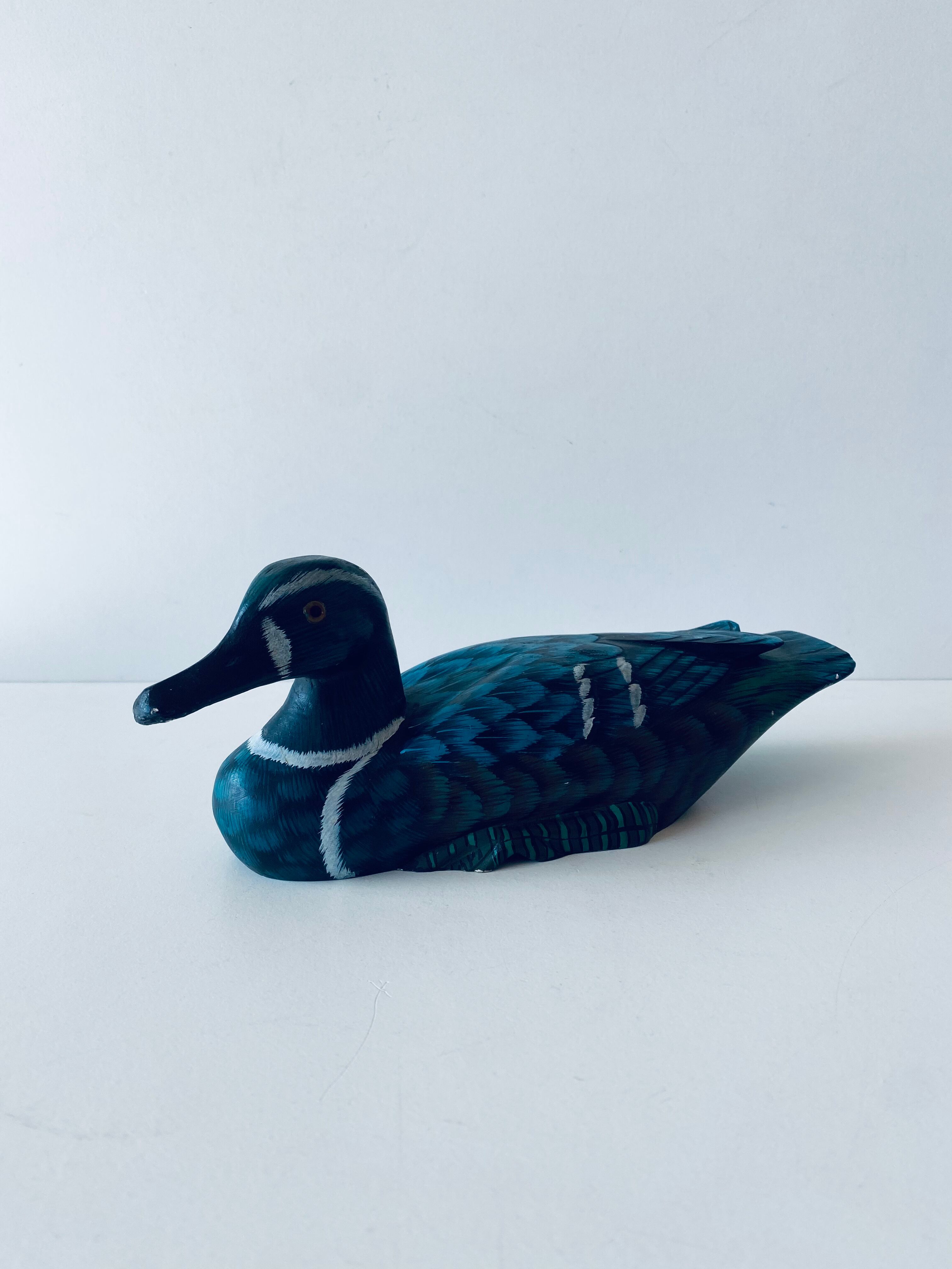 Decorative wooden duck