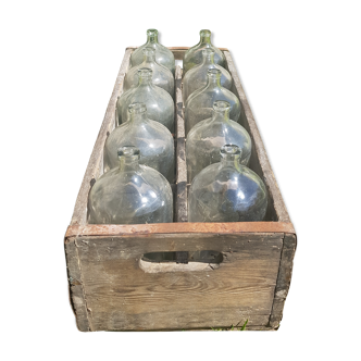 Wooden case 10 bottles