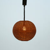 Suspension with rattan marrow rise and fall circa 1970
