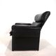 Saporiti Italia leather armchair by Giovanni Offredi, 1970