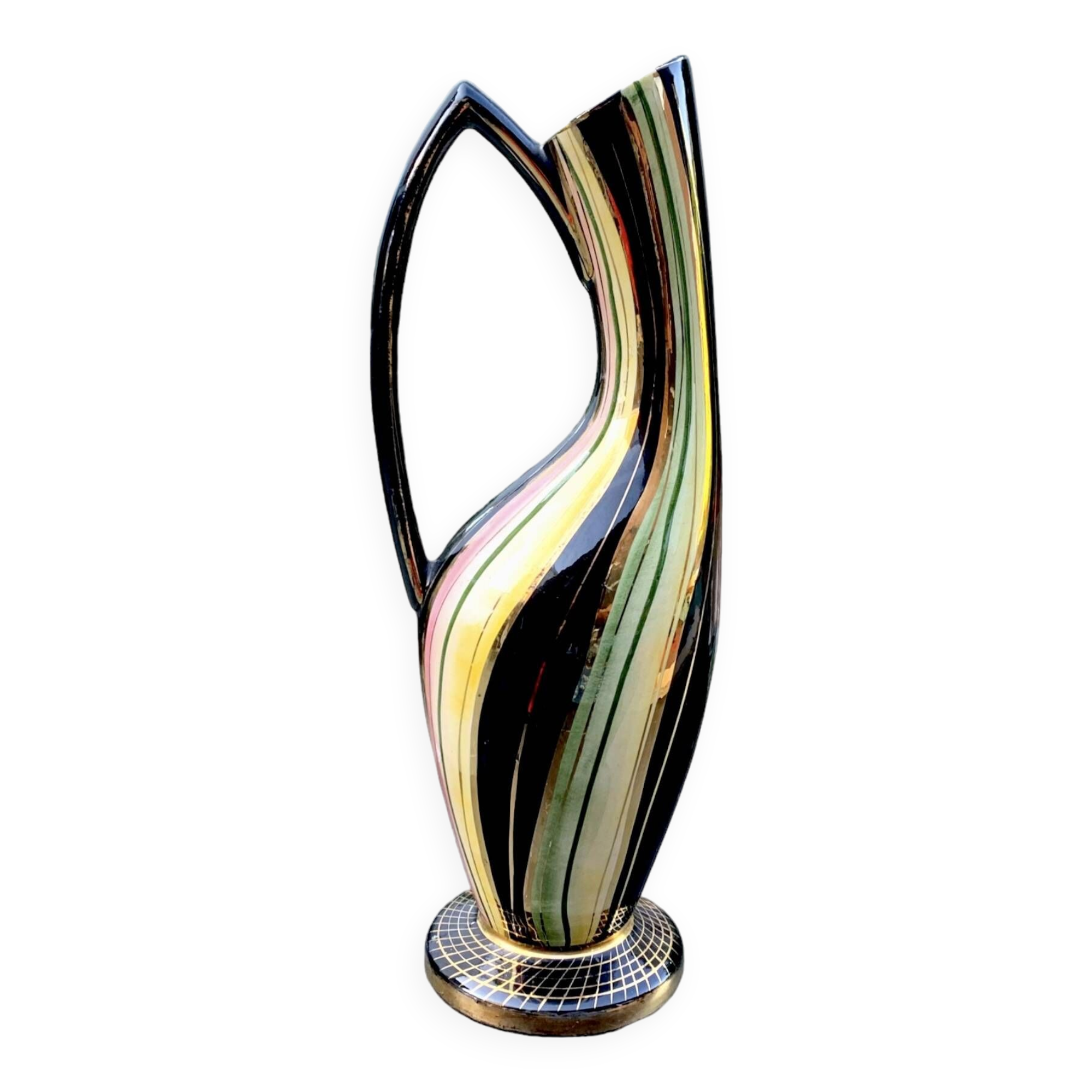 Hubert Bequet ceramic vase - 1950