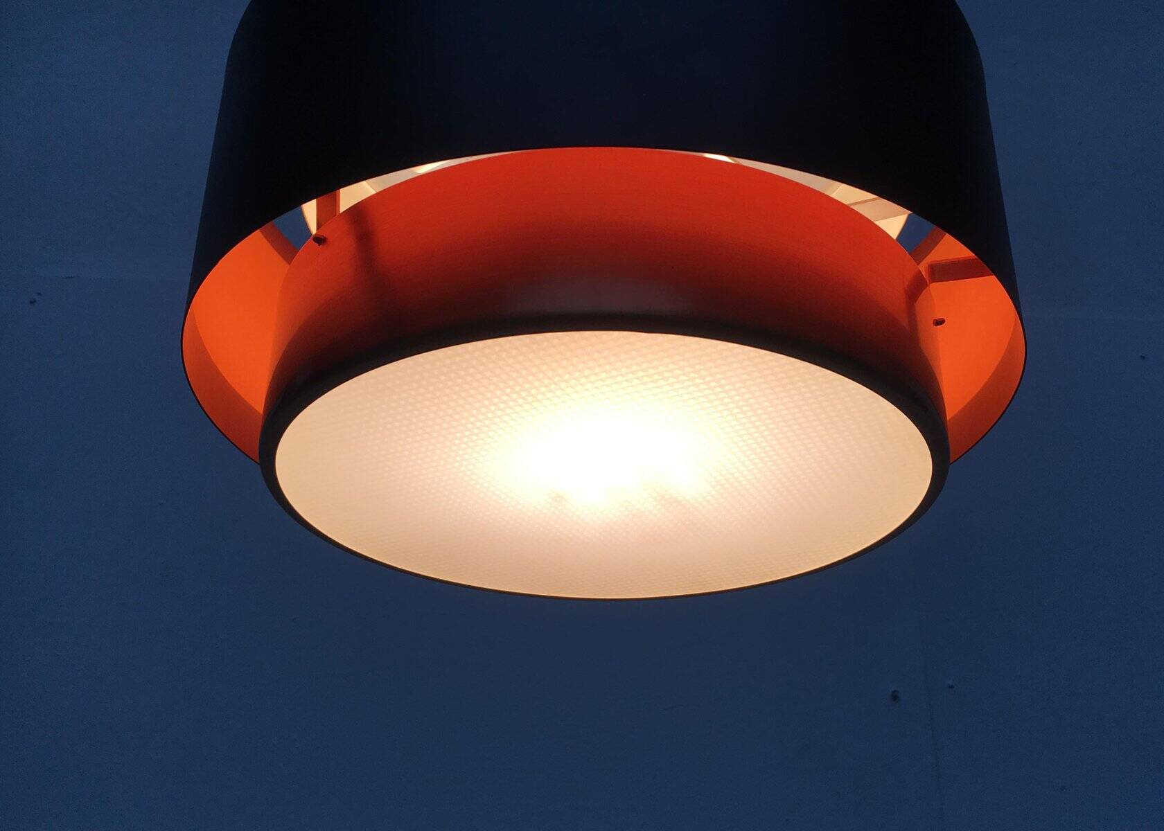 Mid-century Saturn chandelier by Jo Hammerborg for Fog & Mørup.