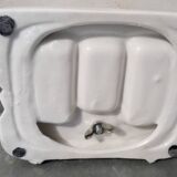 Mirror to lay porcelain rose buttons 13x24cm