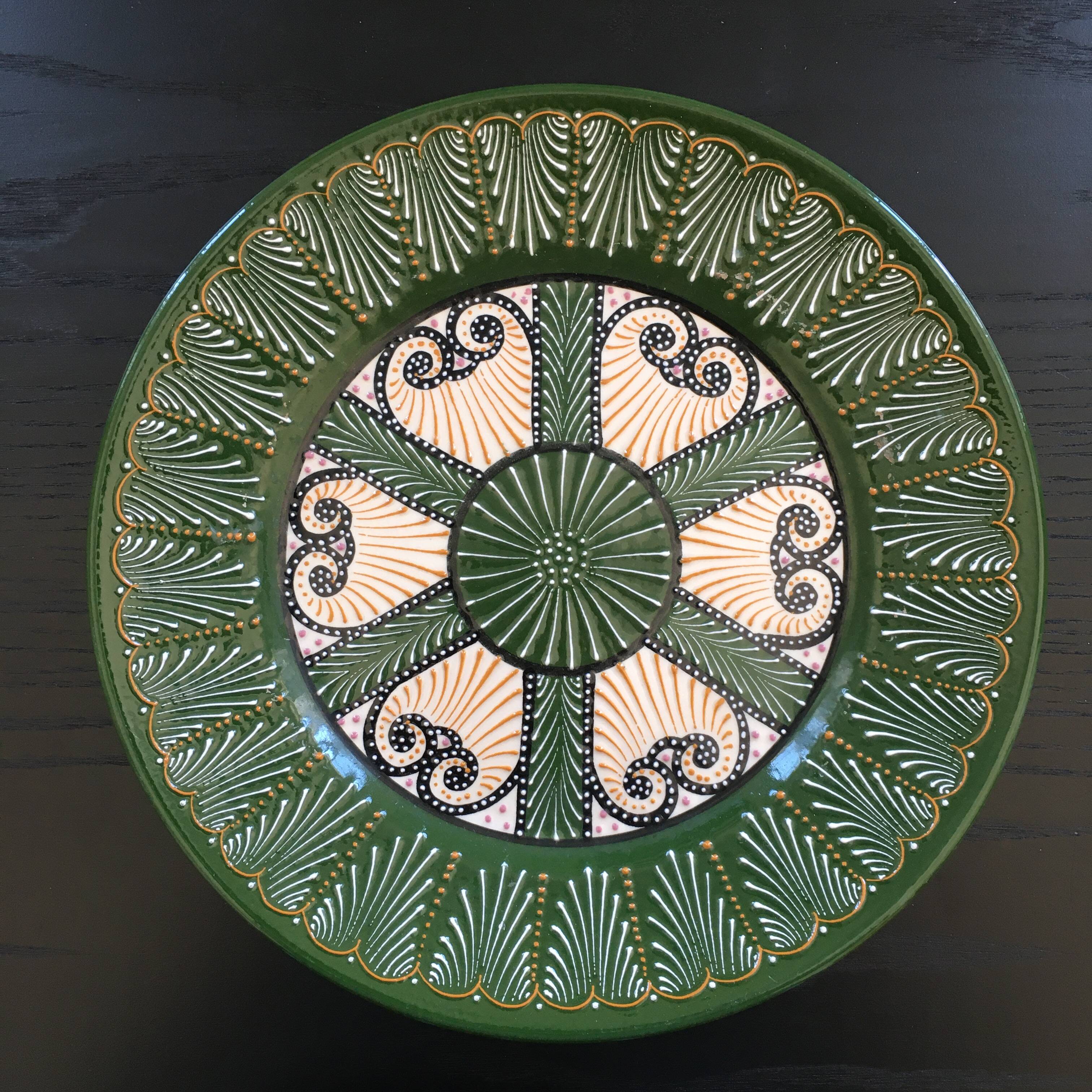 Dish signed HB Quimper