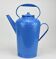 Blue enameled metal jug.