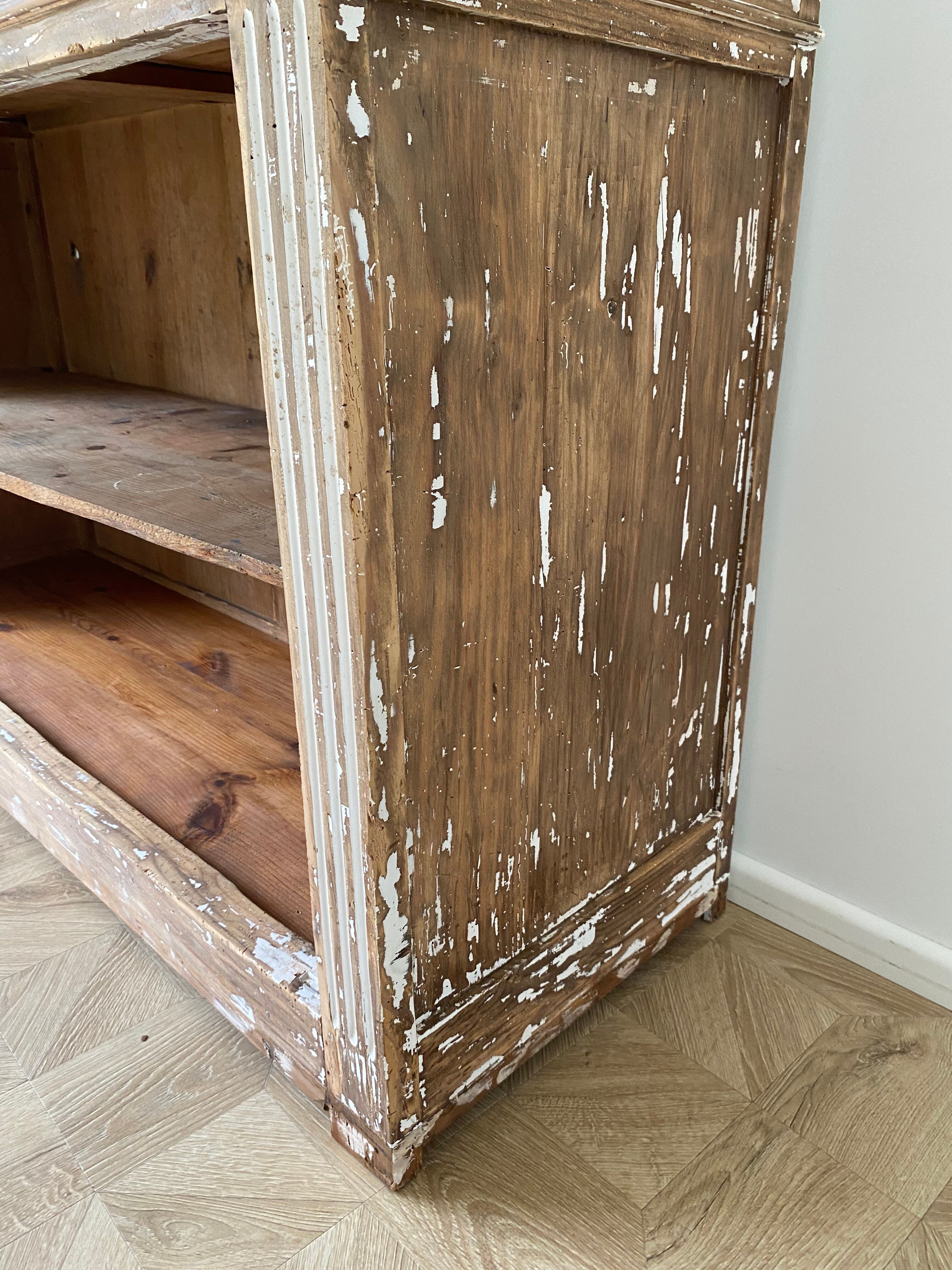 Wooden open buffet