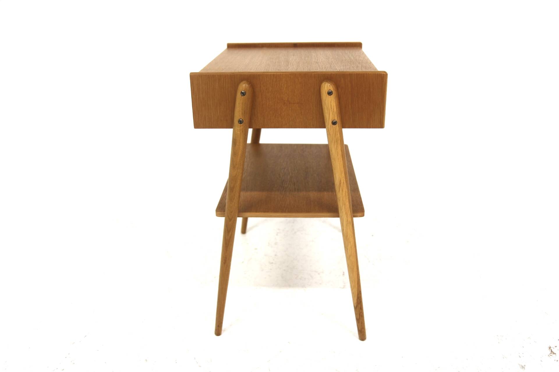 Scandinavian teak bedside table, AB Carlströms & Co Möbelfabrik, Sweden