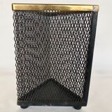 Mesh basket and brass, 70s