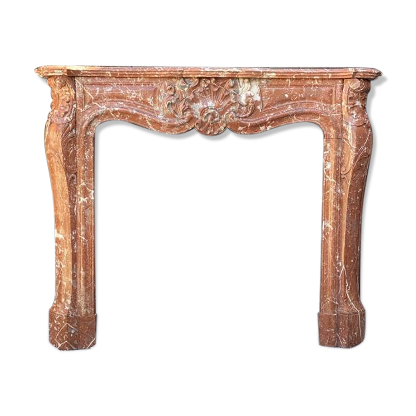 Louis XV marble style chimney de rance