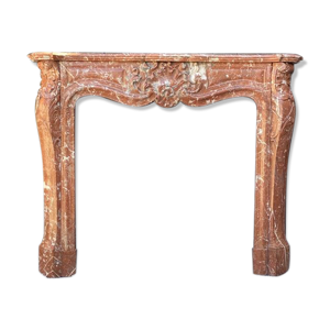 Cheminée de style Louis - marbre