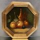 Oil painting on panel Still Life signed C. Ventura