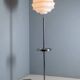Bauhaus chrome floor lamp, 1930s, attributed to Slezák, Czechoslovakia