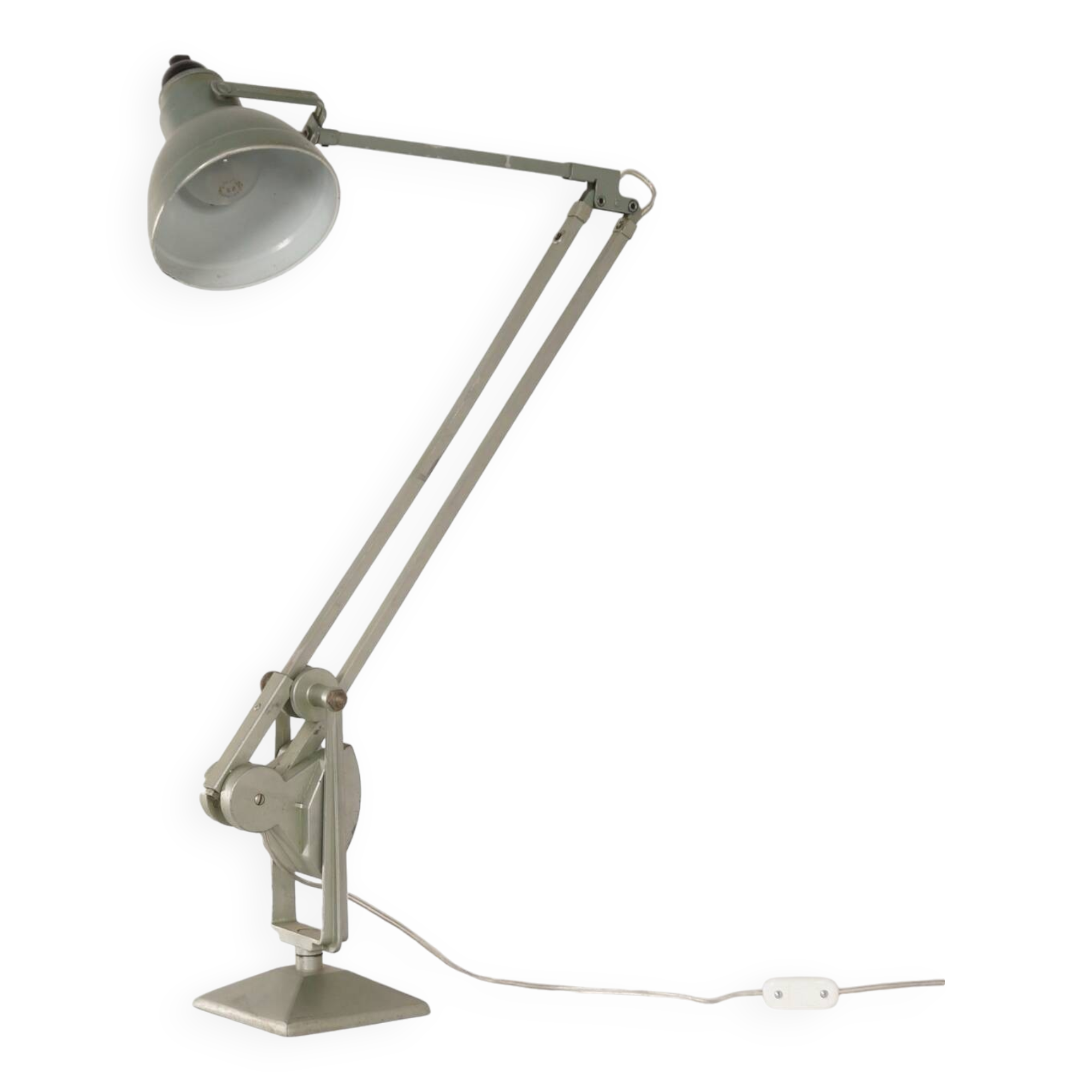 INDUSTRIAL DESK LAMP WITH COUNTERWEIGHT BY ERPE, 1950S