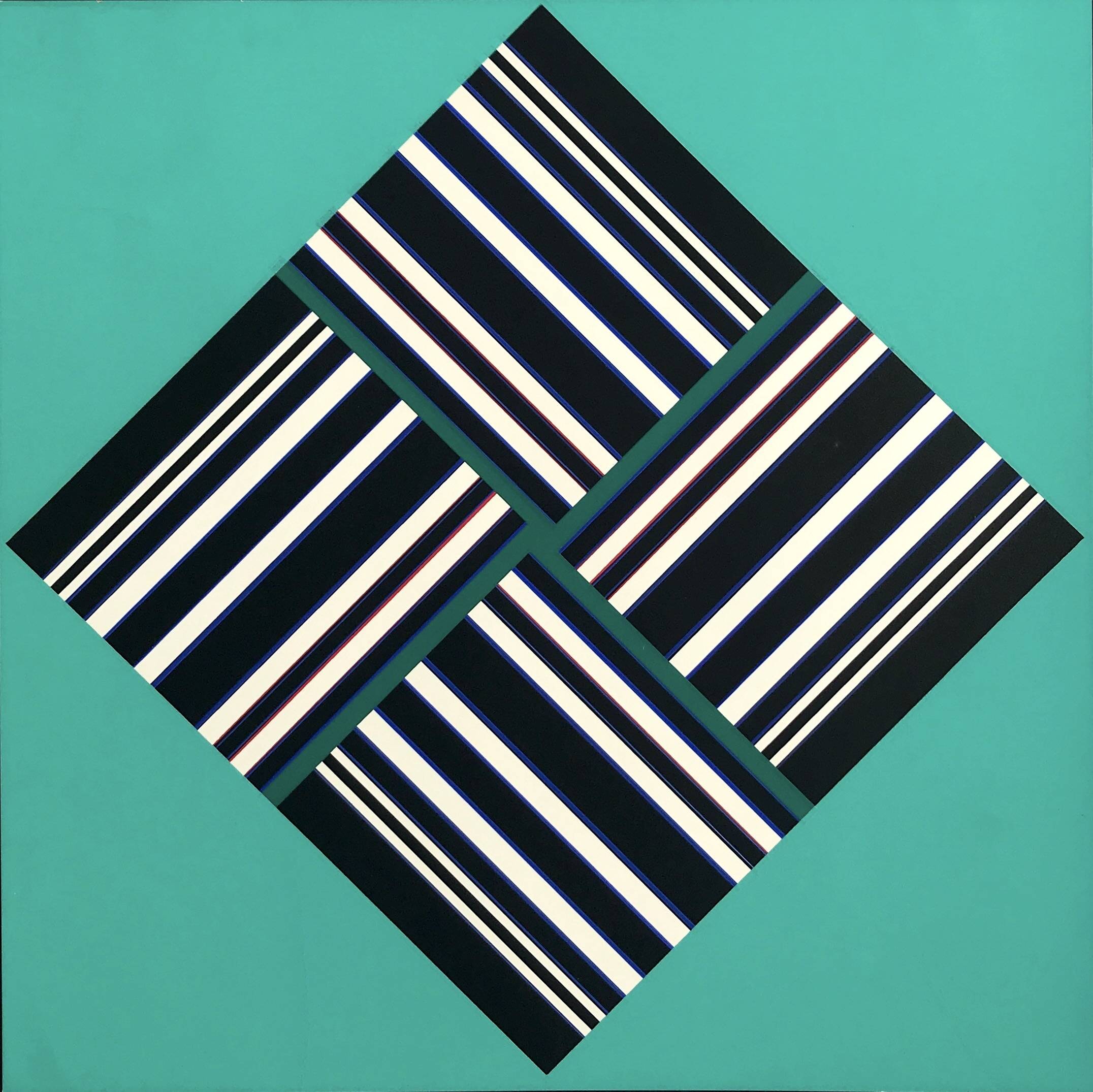 Günter FRUHTRUNK, Seh-Übung, 1967. Original screenprint signed in pencil