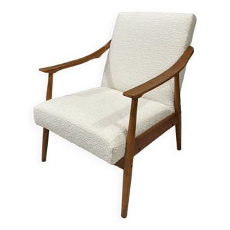 60s armchair reupholstered in loop