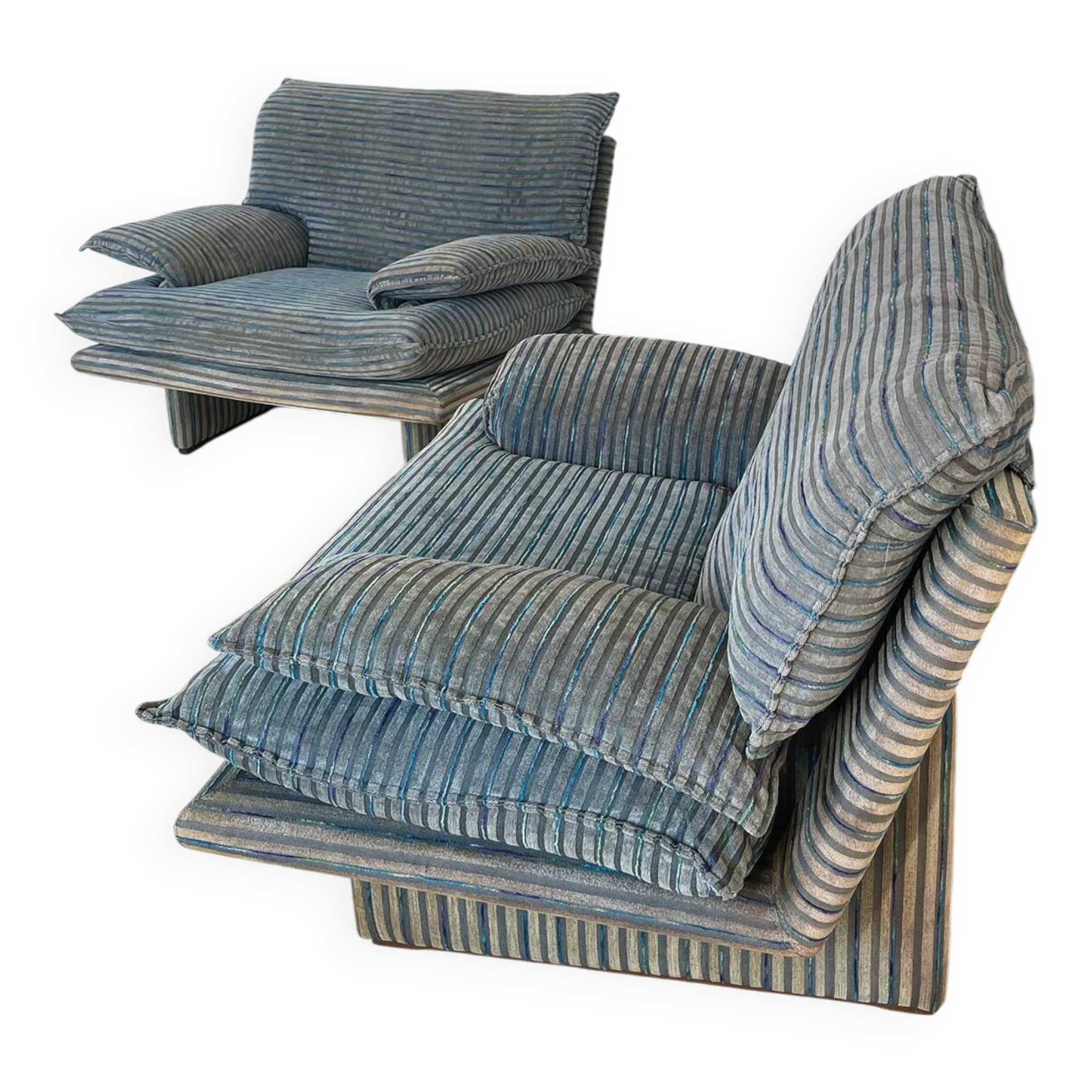 Fauteuil Grand Post Moderne des années 1980