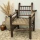 Fauteuil ancien corde