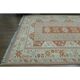 1970s Vintage Turkish Handmade Wool & Cotton Orange Area Rug 254x358