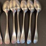 Set of 12 silver-plated cutlery sets, circa 1888