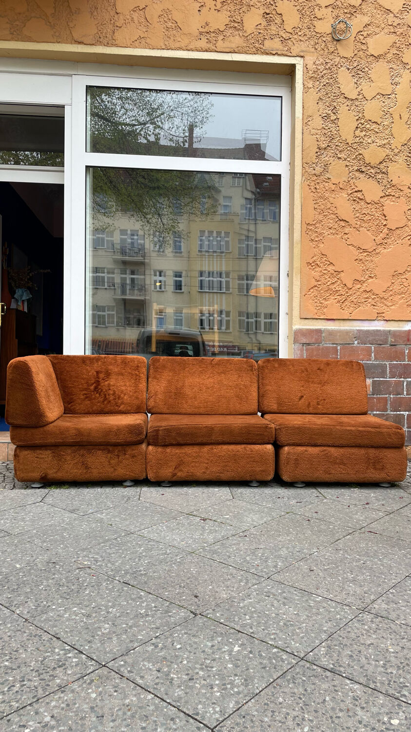 Vintage sofa from the 70s modular composed of 5 seats