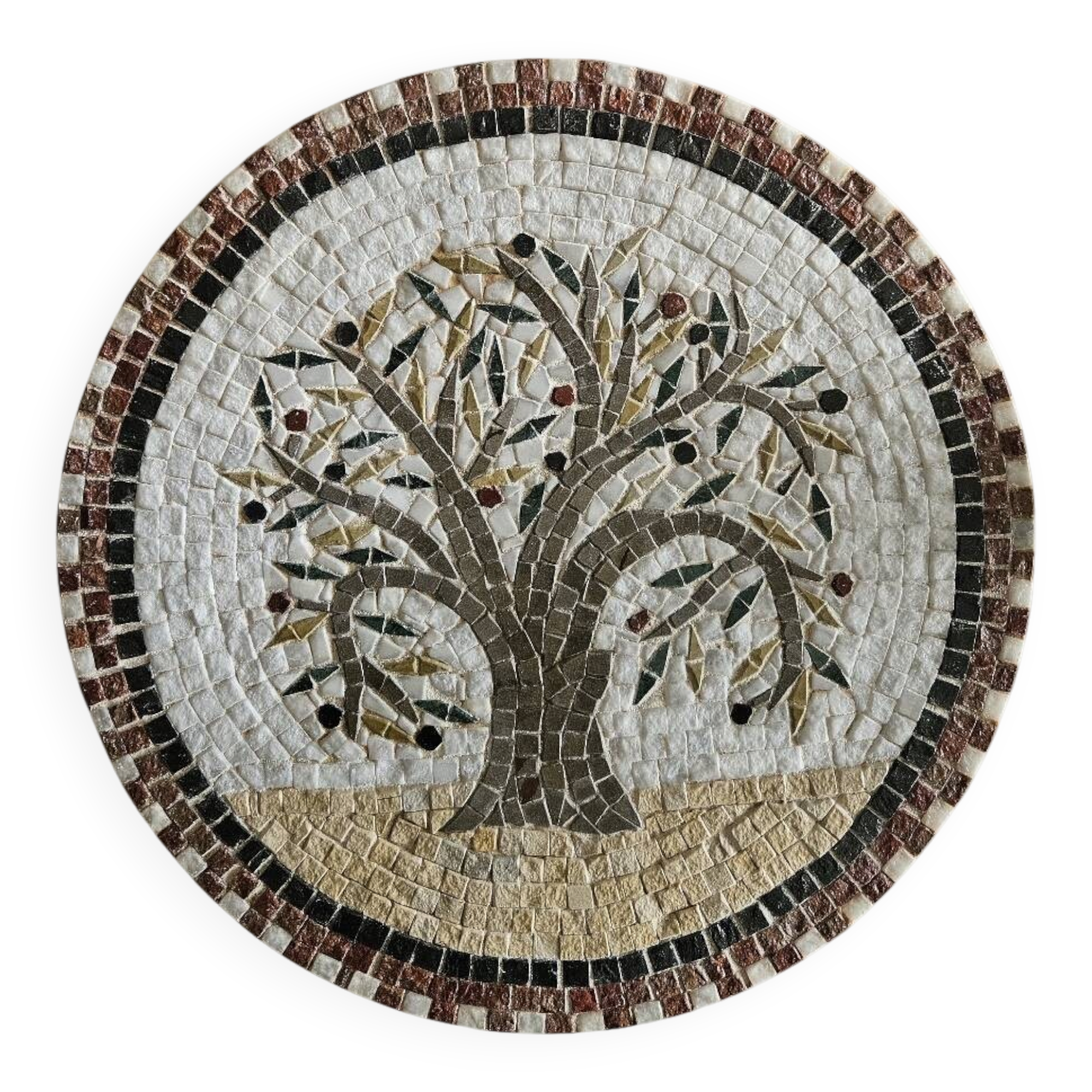 Mosaic wall plaque
