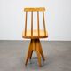 Adjustable-height beechwood chair from the 1970s, Czechoslovakia