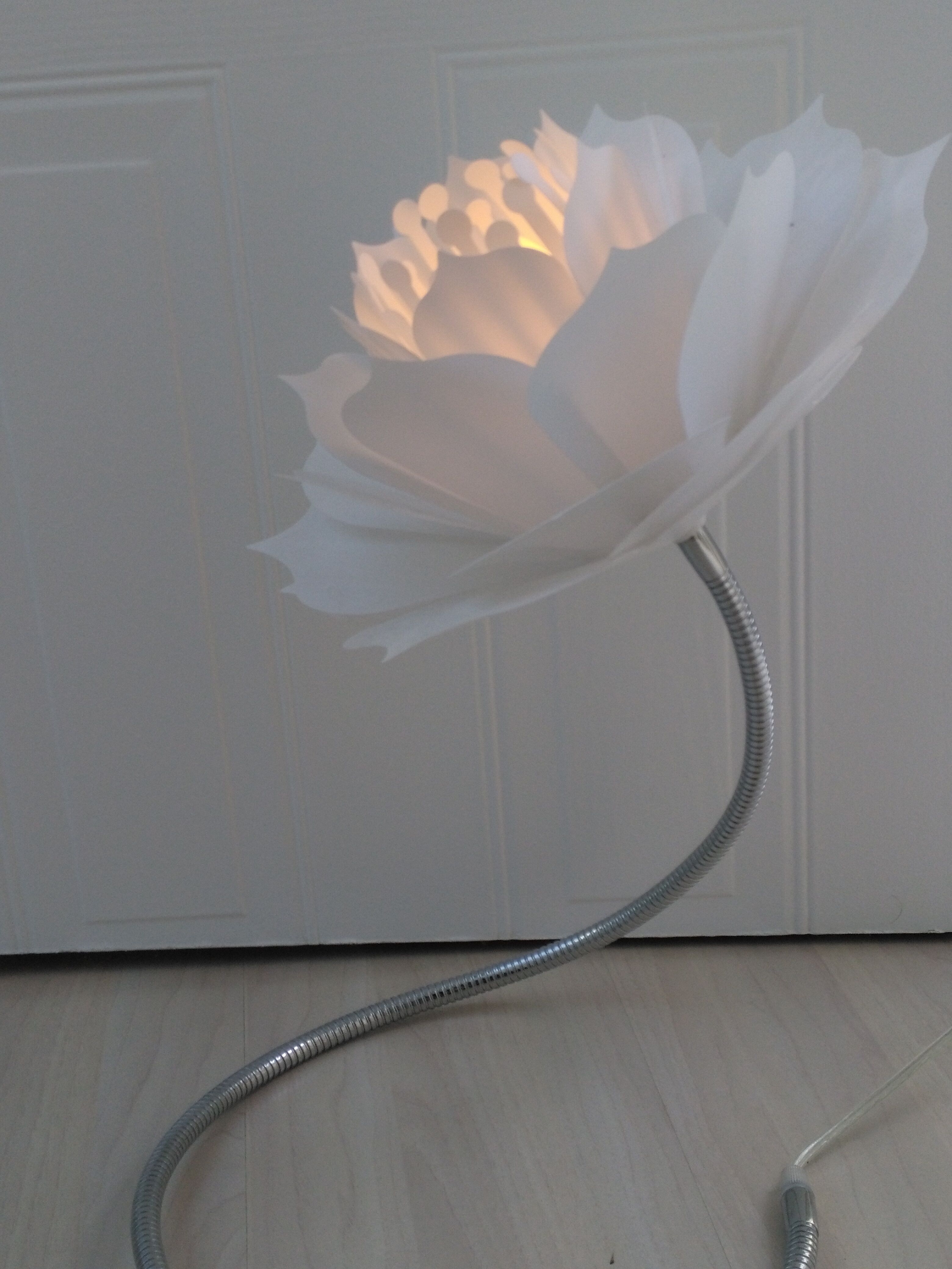 1970s articulated foot lamp