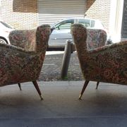 Organic couch 50s/60s design low Italian vintage