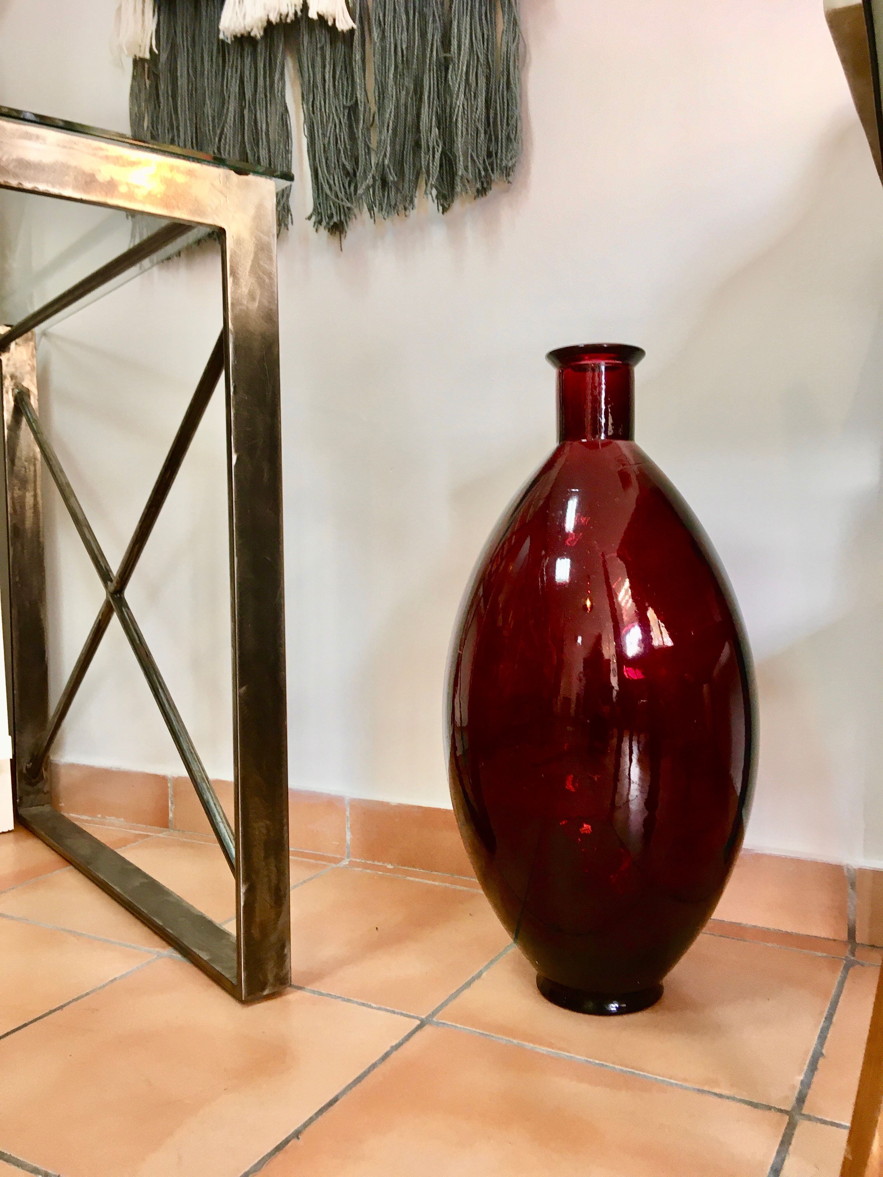 Vase XXL bordeaux Selency