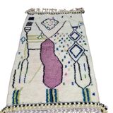 Handmade wool Berber rug 150 X 100 CM