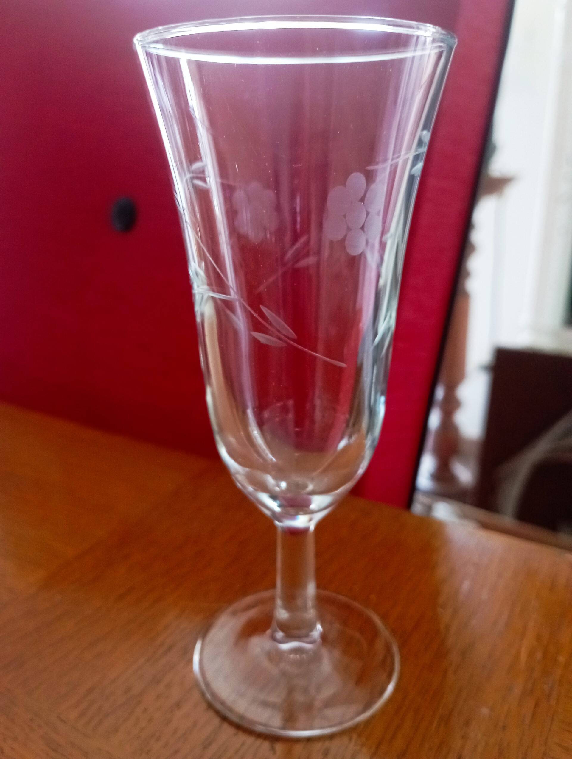 Antique champagne flutes