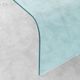 Vintage Fiam Italia coffee table in curved glass minimalist design 1970s