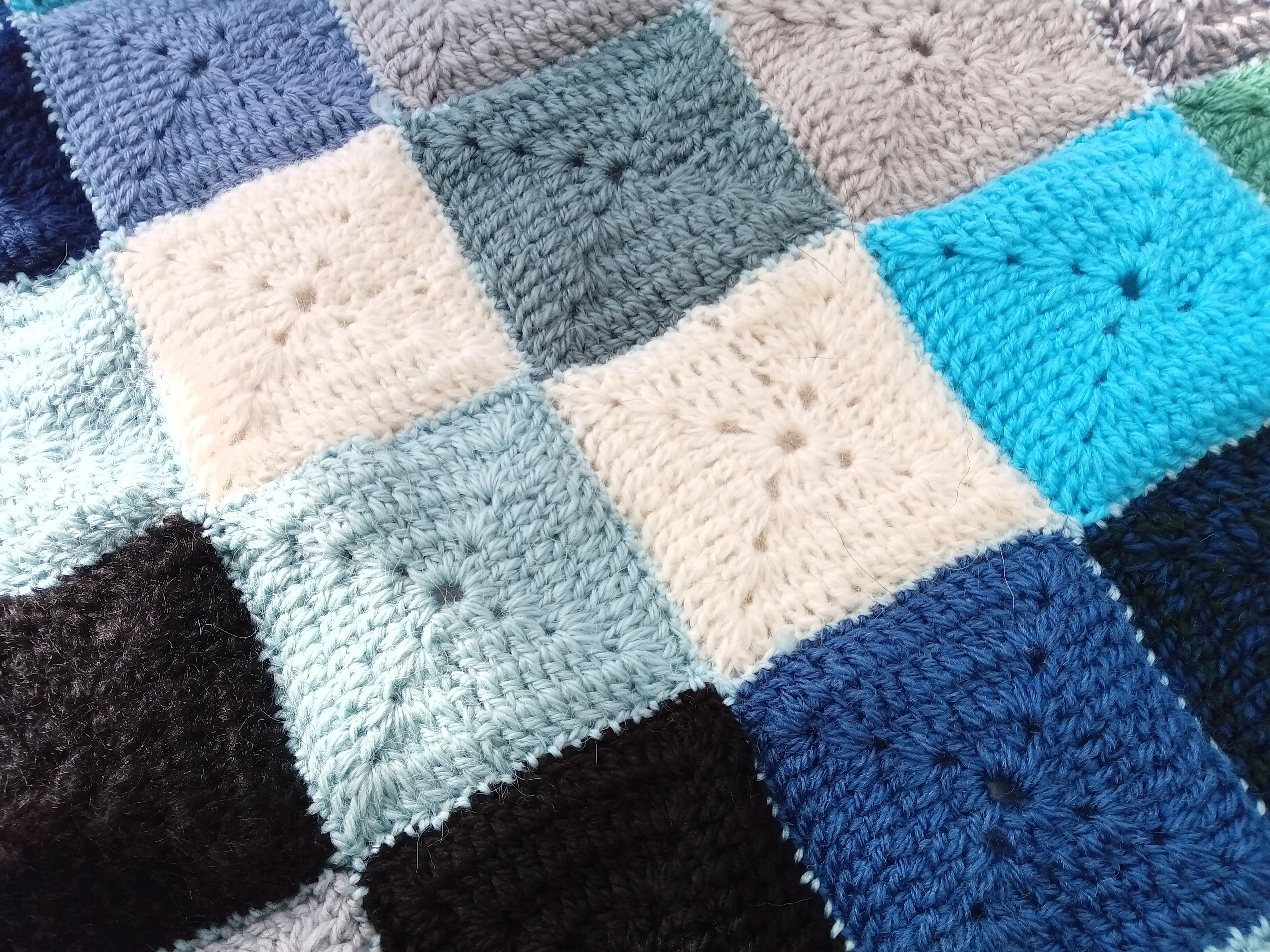 Vintage patchwork throw