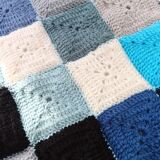 Vintage patchwork throw