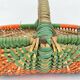 Rattan blade basket, circa 50-70