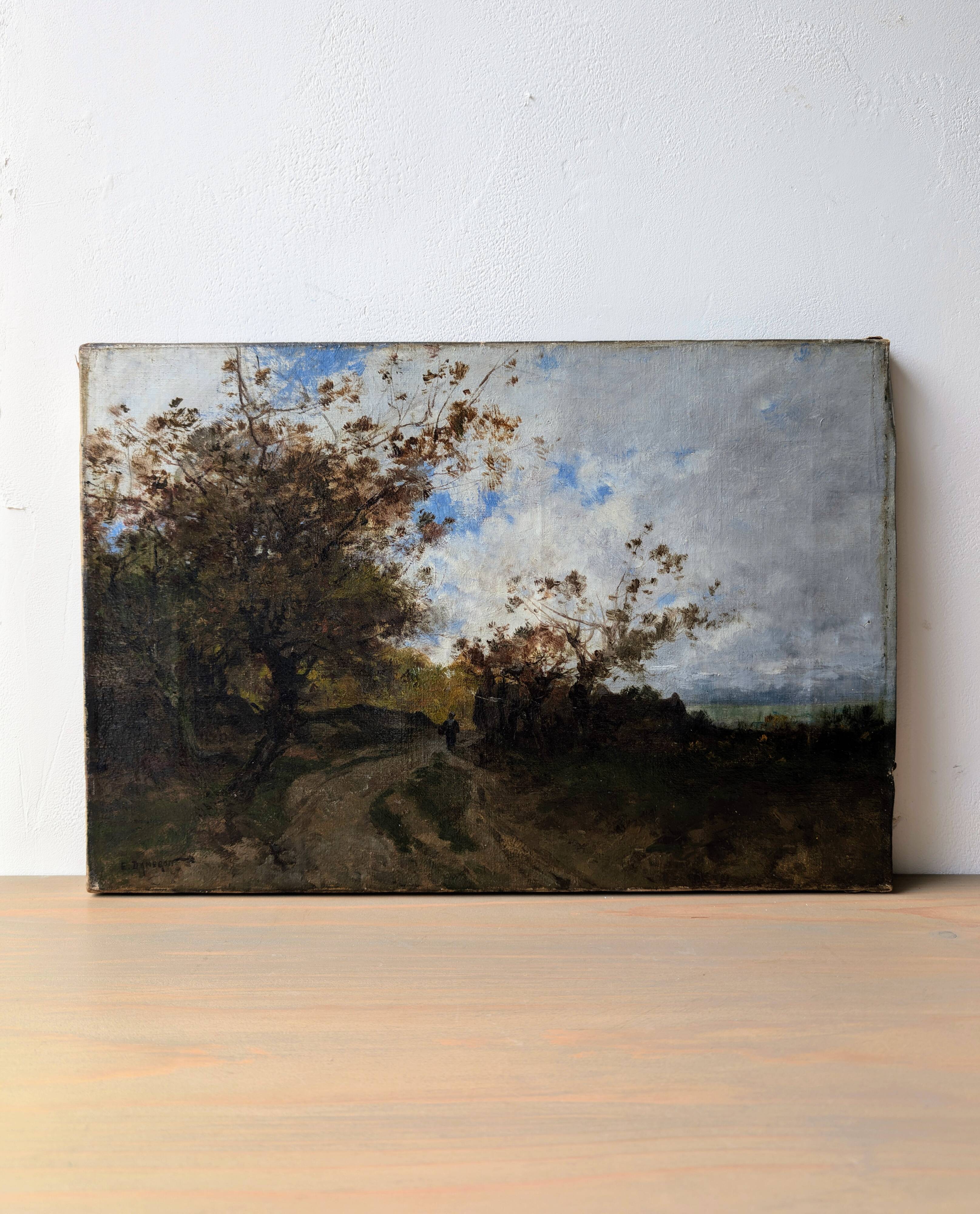 Old landscape painting