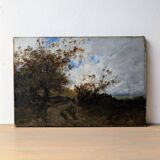 Peinture ancienne de paysage