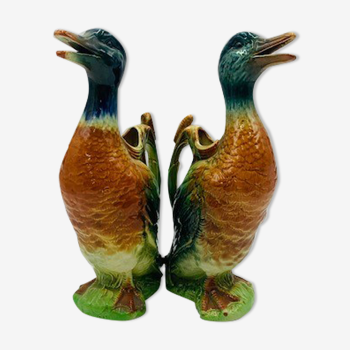 Pair Duck pitchers – St Clément