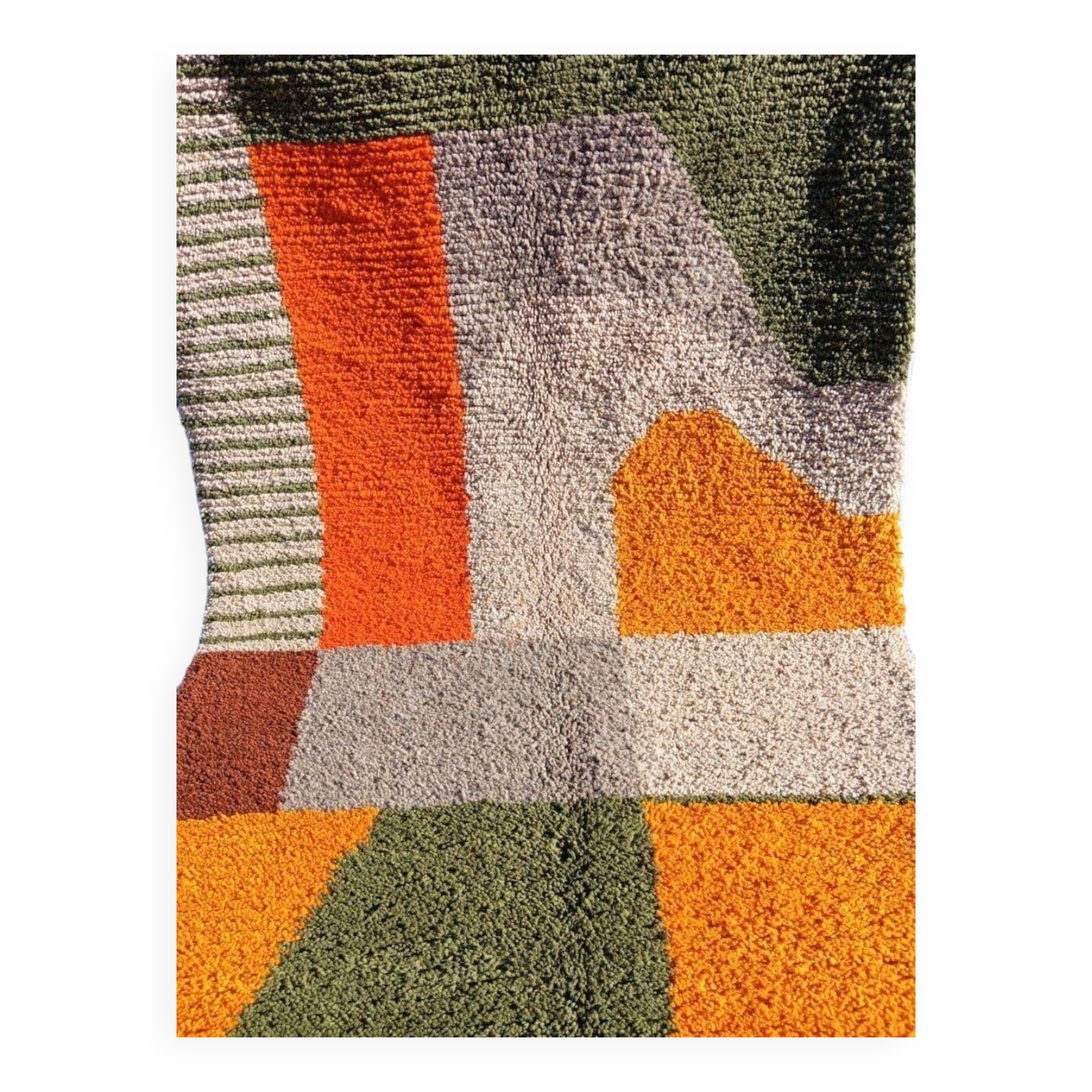 Perfect for a bedroom or living room, this natural wool rug.