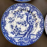 8 dessert plates with Japanese cherry blossom design