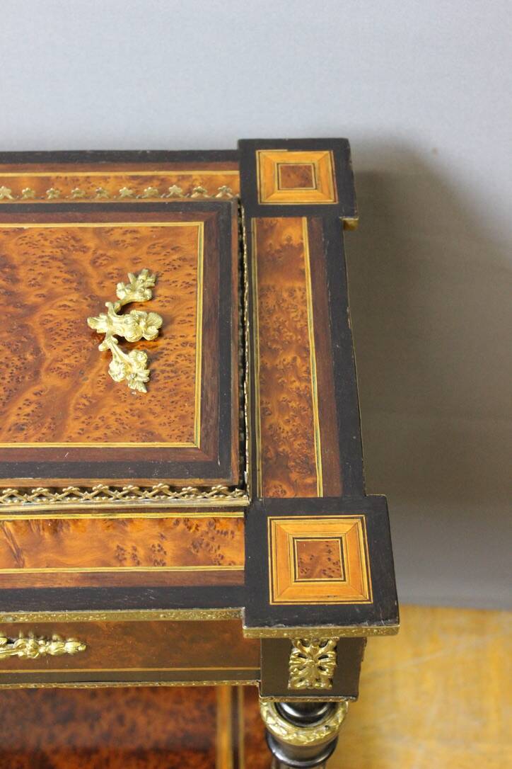 Napoleon III Period Planter In 19th Century Marquetry