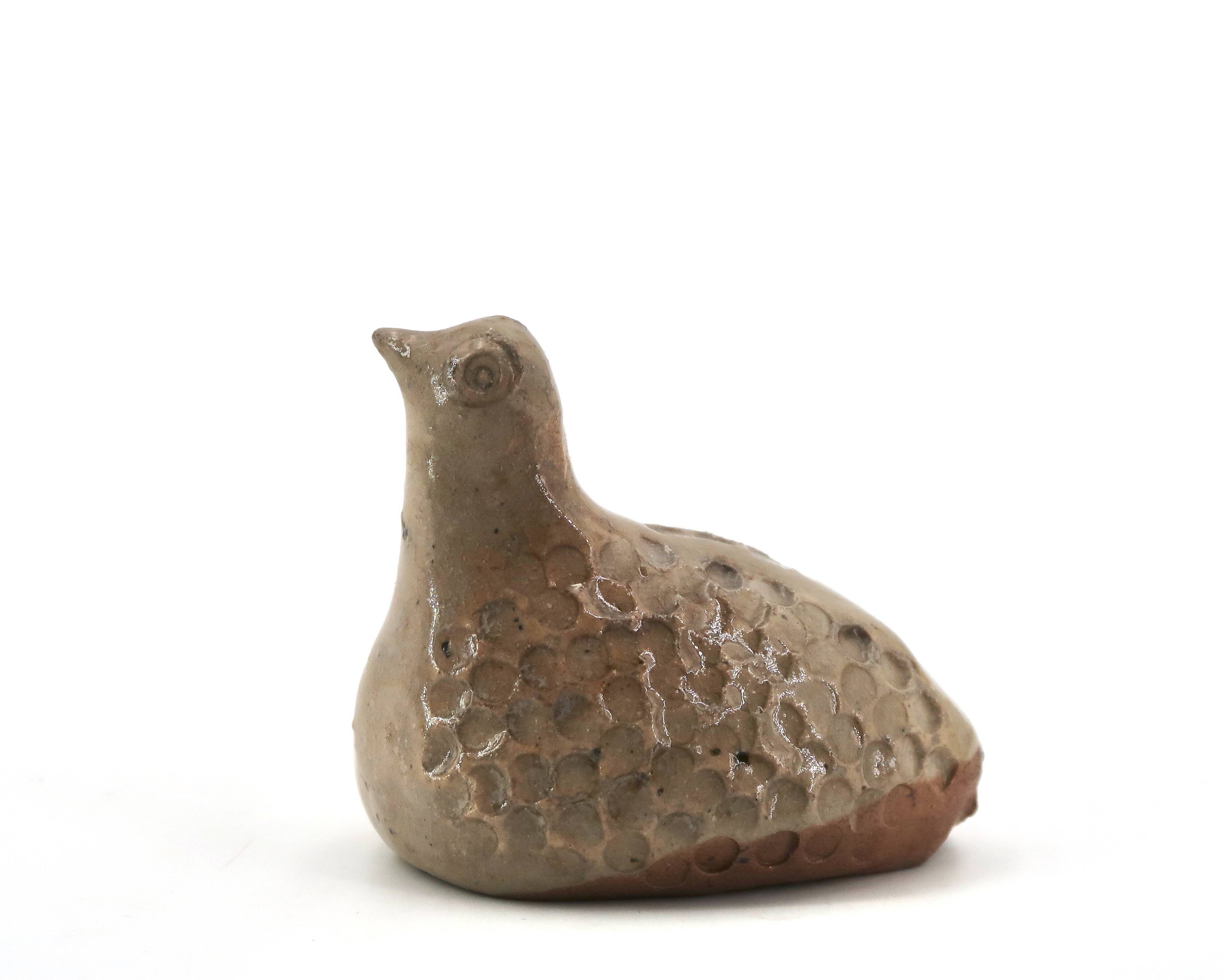 Bird in stoneware sculpture from La Borne, 1970s