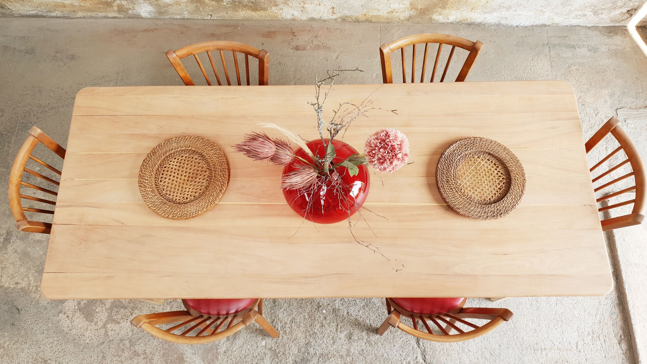 Vintage farmhouse table