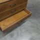 Scandinavian chest of drawers 1960 light oak clean and solid