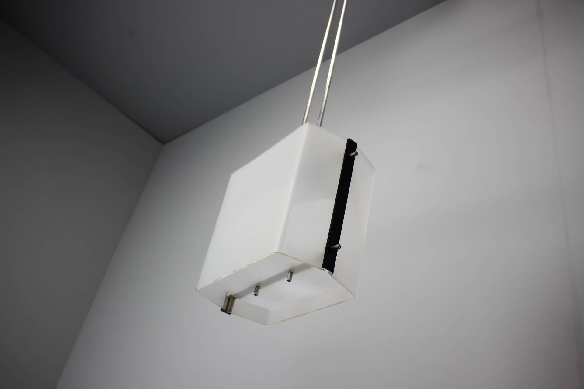 Mid-Century Geometric Pendant by Lidokov, 1970s, Czechoslovakia