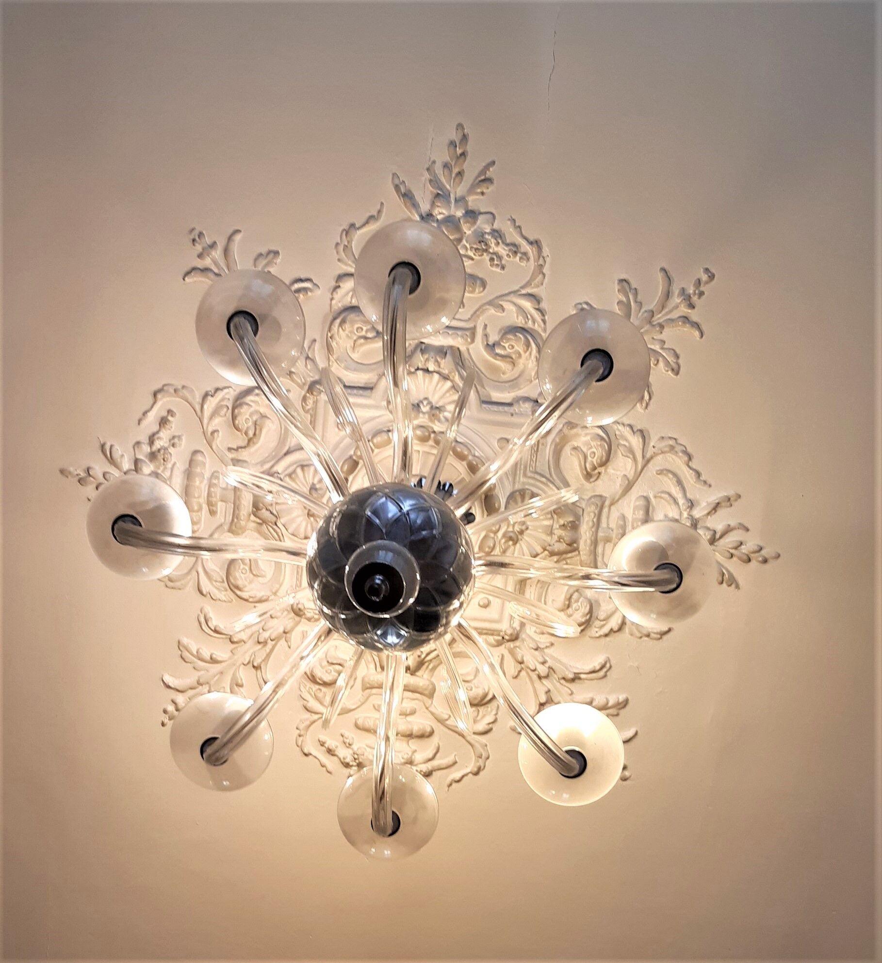 Murano 8-branch chandelier