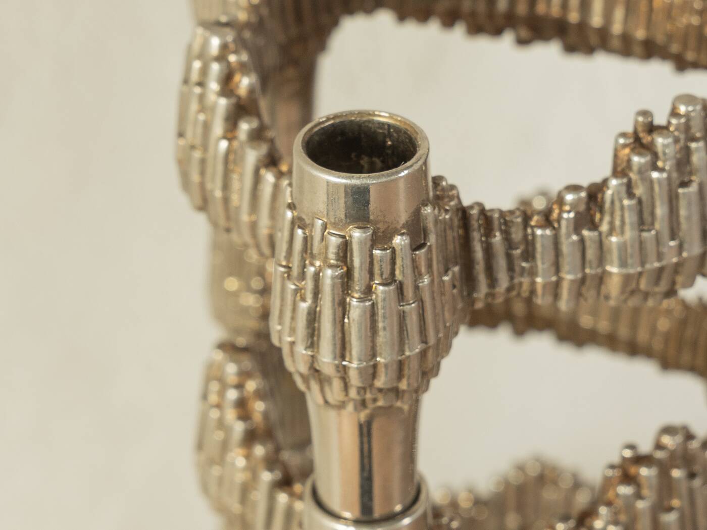 Brutalistic Candle Holders, Stoff Nagel